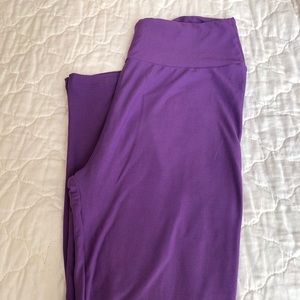 Lularoe One Size Purple Leggings
